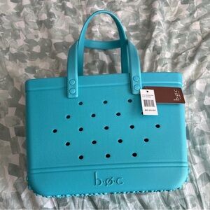 *New* b.o.c. Capri Blue Rubber Tote